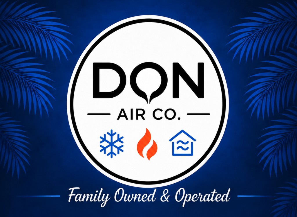 Don Air Co, family owned and operated — cooling, heating, and indoor air.